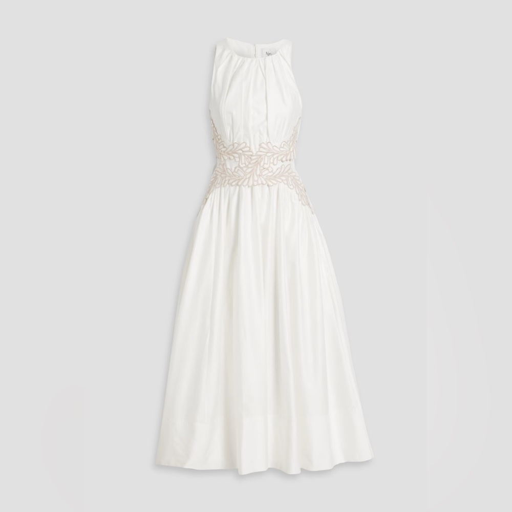 AJE Botanical open-back dress